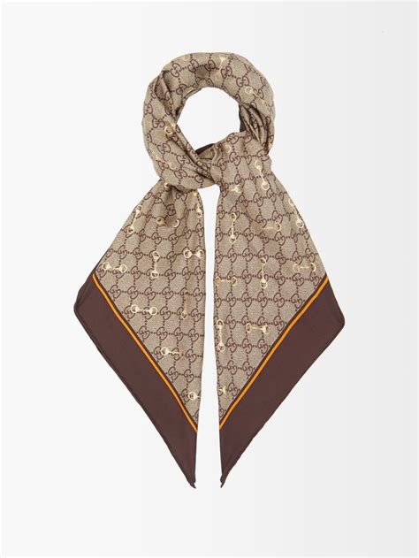 gucci gg silk scarf|gucci silk scarf sale.